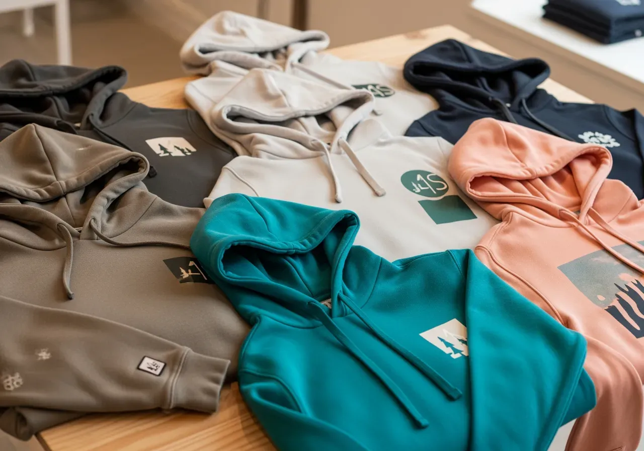 Logo-hoodies subtila till statement