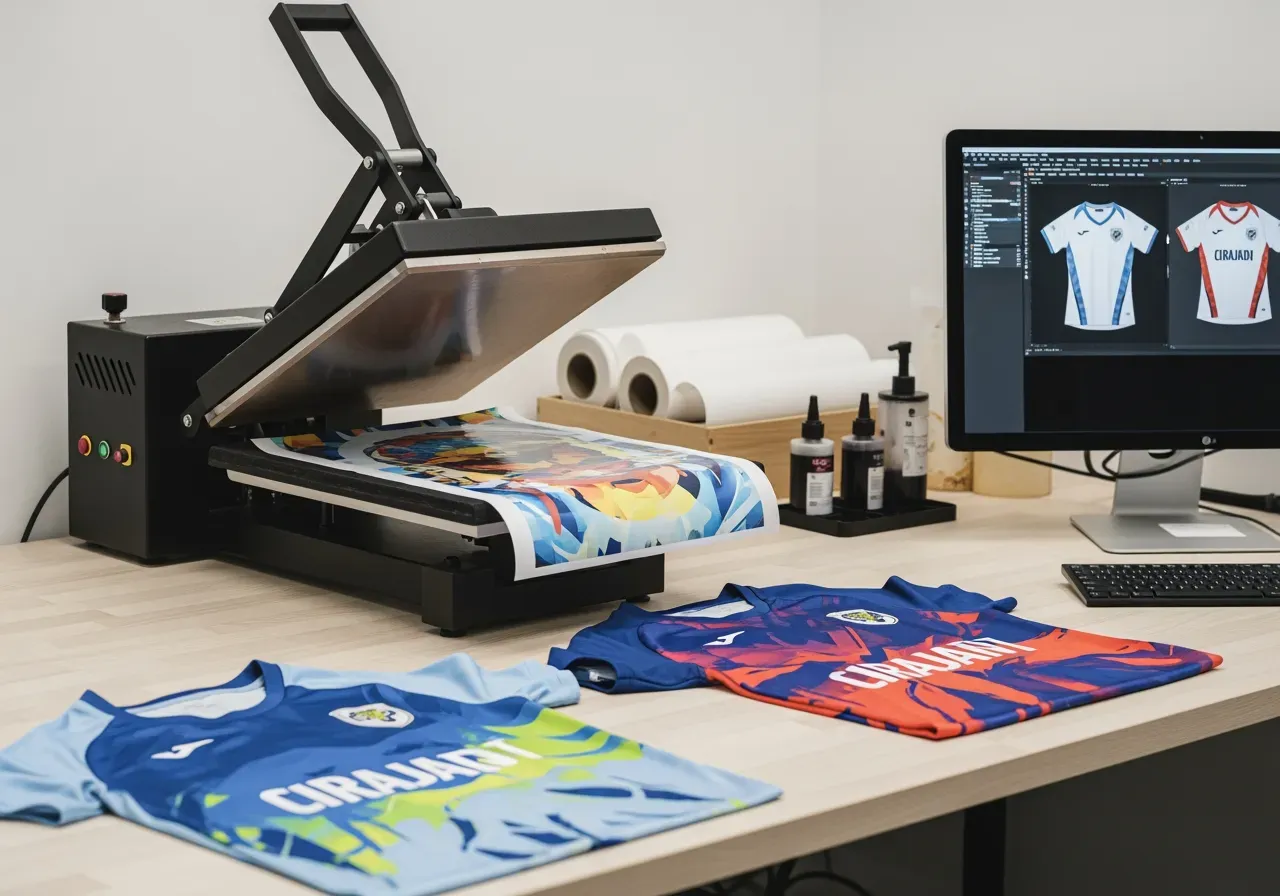 Sublimering eller tryck för matchtröjor